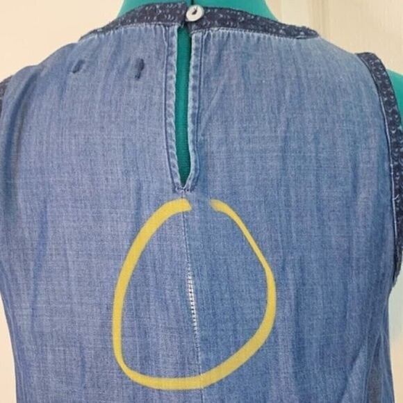 Max Jeans Bohemian Tencil Embroidered Sleeveless Casual Summer Lightweight Dress - Picture 11 of 11